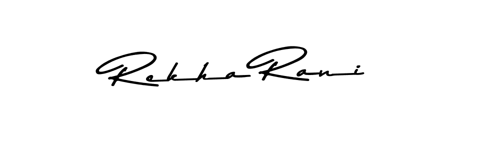 Similarly Asem Kandis PERSONAL USE is the best handwritten signature design. Signature creator online .You can use it as an online autograph creator for name Rekha Rani. Rekha Rani signature style 9 images and pictures png