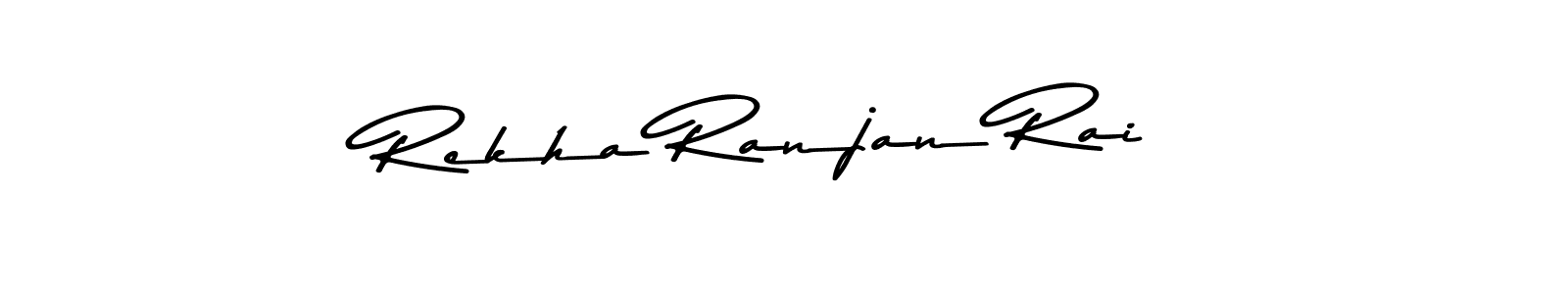 Create a beautiful signature design for name Rekha Ranjan Rai. With this signature (Asem Kandis PERSONAL USE) fonts, you can make a handwritten signature for free. Rekha Ranjan Rai signature style 9 images and pictures png