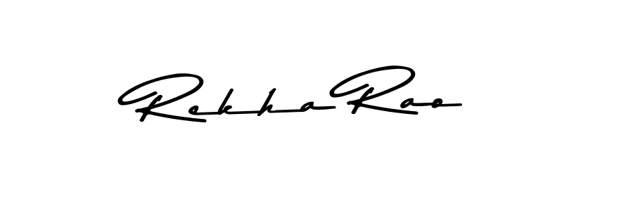 Rekha Rao stylish signature style. Best Handwritten Sign (Asem Kandis PERSONAL USE) for my name. Handwritten Signature Collection Ideas for my name Rekha Rao. Rekha Rao signature style 9 images and pictures png