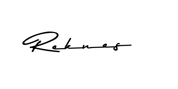 It looks lik you need a new signature style for name Reknes. Design unique handwritten (Asem Kandis PERSONAL USE) signature with our free signature maker in just a few clicks. Reknes signature style 9 images and pictures png