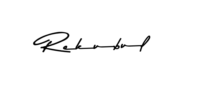 Make a beautiful signature design for name Rekubul. With this signature (Asem Kandis PERSONAL USE) style, you can create a handwritten signature for free. Rekubul signature style 9 images and pictures png