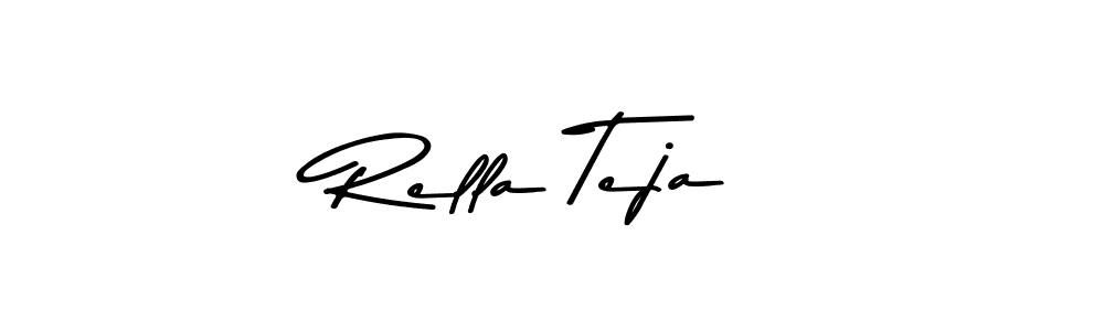 This is the best signature style for the Rella Teja name. Also you like these signature font (Asem Kandis PERSONAL USE). Mix name signature. Rella Teja signature style 9 images and pictures png