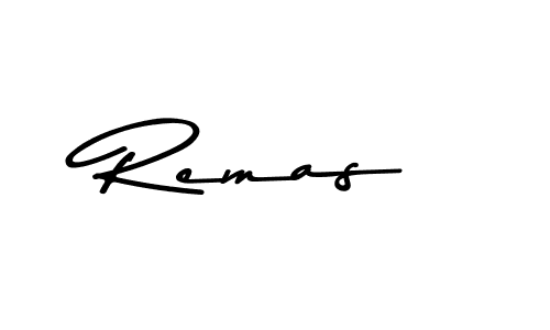 Remas stylish signature style. Best Handwritten Sign (Asem Kandis PERSONAL USE) for my name. Handwritten Signature Collection Ideas for my name Remas. Remas signature style 9 images and pictures png