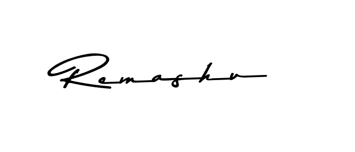 Make a beautiful signature design for name Remashu. With this signature (Asem Kandis PERSONAL USE) style, you can create a handwritten signature for free. Remashu signature style 9 images and pictures png