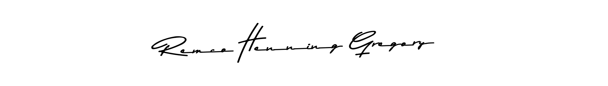 How to make Remco Henning Gregory signature? Asem Kandis PERSONAL USE is a professional autograph style. Create handwritten signature for Remco Henning Gregory name. Remco Henning Gregory signature style 9 images and pictures png