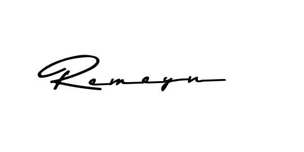Remeyn stylish signature style. Best Handwritten Sign (Asem Kandis PERSONAL USE) for my name. Handwritten Signature Collection Ideas for my name Remeyn. Remeyn signature style 9 images and pictures png