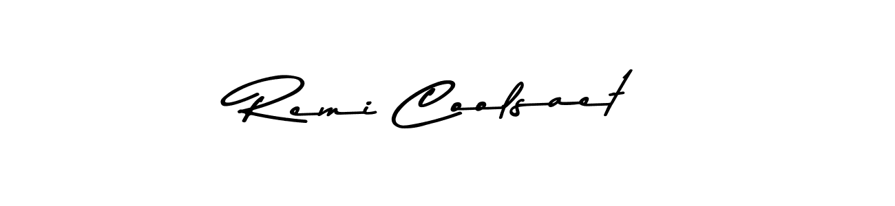 Remi Coolsaet stylish signature style. Best Handwritten Sign (Asem Kandis PERSONAL USE) for my name. Handwritten Signature Collection Ideas for my name Remi Coolsaet. Remi Coolsaet signature style 9 images and pictures png