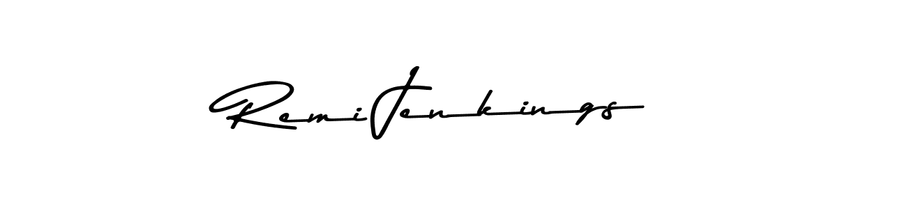 The best way (Asem Kandis PERSONAL USE) to make a short signature is to pick only two or three words in your name. The name Remi Jenkings include a total of six letters. For converting this name. Remi Jenkings signature style 9 images and pictures png