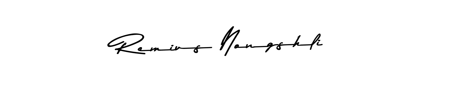 Check out images of Autograph of Remius Nongshli name. Actor Remius Nongshli Signature Style. Asem Kandis PERSONAL USE is a professional sign style online. Remius Nongshli signature style 9 images and pictures png
