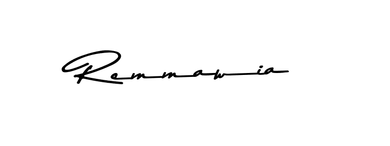 Use a signature maker to create a handwritten signature online. With this signature software, you can design (Asem Kandis PERSONAL USE) your own signature for name Remmawia. Remmawia signature style 9 images and pictures png