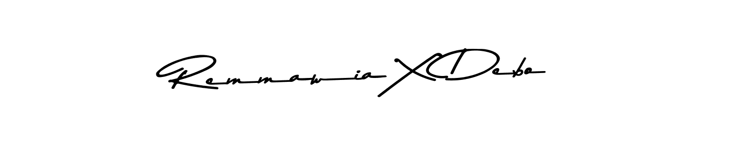 Make a beautiful signature design for name Remmawia X Debo. With this signature (Asem Kandis PERSONAL USE) style, you can create a handwritten signature for free. Remmawia X Debo signature style 9 images and pictures png