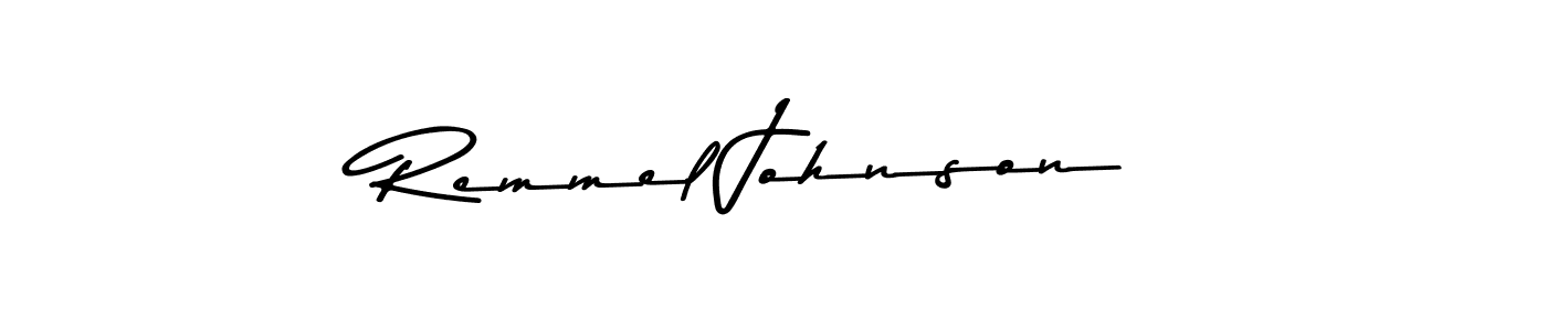 Also we have Remmel Johnson name is the best signature style. Create professional handwritten signature collection using Asem Kandis PERSONAL USE autograph style. Remmel Johnson signature style 9 images and pictures png