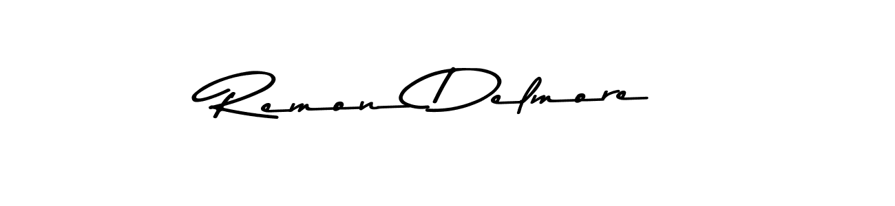 You should practise on your own different ways (Asem Kandis PERSONAL USE) to write your name (Remon Delmore) in signature. don't let someone else do it for you. Remon Delmore signature style 9 images and pictures png