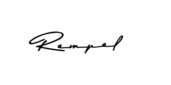 Rempel stylish signature style. Best Handwritten Sign (Asem Kandis PERSONAL USE) for my name. Handwritten Signature Collection Ideas for my name Rempel. Rempel signature style 9 images and pictures png