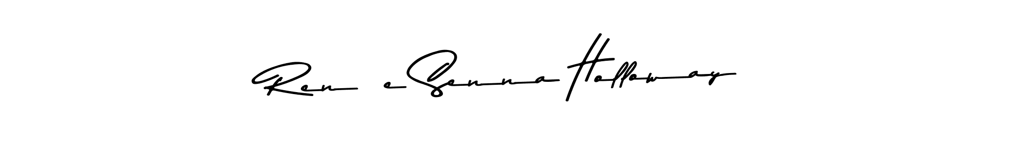 Design your own signature with our free online signature maker. With this signature software, you can create a handwritten (Asem Kandis PERSONAL USE) signature for name Renée Senna Holloway. Renée Senna Holloway signature style 9 images and pictures png