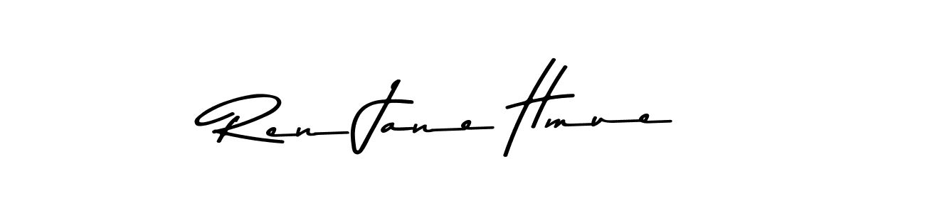 Ren Jane Hmue stylish signature style. Best Handwritten Sign (Asem Kandis PERSONAL USE) for my name. Handwritten Signature Collection Ideas for my name Ren Jane Hmue. Ren Jane Hmue signature style 9 images and pictures png