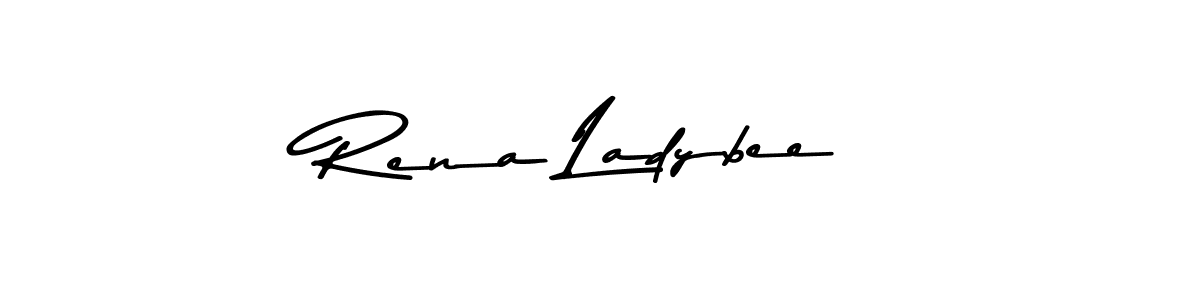 Design your own signature with our free online signature maker. With this signature software, you can create a handwritten (Asem Kandis PERSONAL USE) signature for name Rena Ladybee. Rena Ladybee signature style 9 images and pictures png