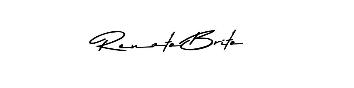 Asem Kandis PERSONAL USE is a professional signature style that is perfect for those who want to add a touch of class to their signature. It is also a great choice for those who want to make their signature more unique. Get Renato Brito name to fancy signature for free. Renato Brito signature style 9 images and pictures png