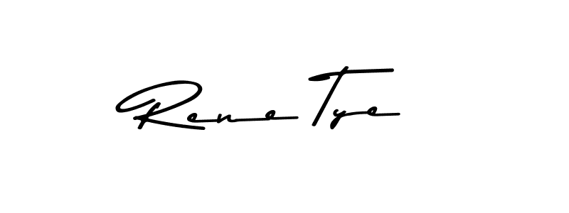 Asem Kandis PERSONAL USE is a professional signature style that is perfect for those who want to add a touch of class to their signature. It is also a great choice for those who want to make their signature more unique. Get Rene Tye name to fancy signature for free. Rene Tye signature style 9 images and pictures png