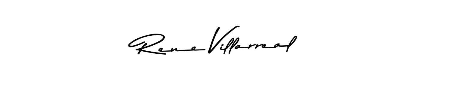 Rene Villarreal stylish signature style. Best Handwritten Sign (Asem Kandis PERSONAL USE) for my name. Handwritten Signature Collection Ideas for my name Rene Villarreal. Rene Villarreal signature style 9 images and pictures png