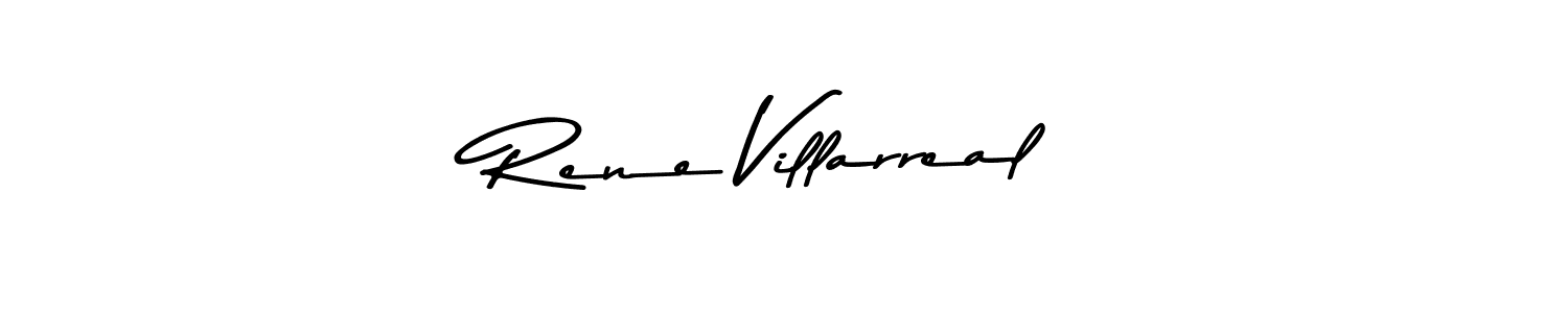 Rene Villarreal stylish signature style. Best Handwritten Sign (Asem Kandis PERSONAL USE) for my name. Handwritten Signature Collection Ideas for my name Rene Villarreal. Rene Villarreal signature style 9 images and pictures png