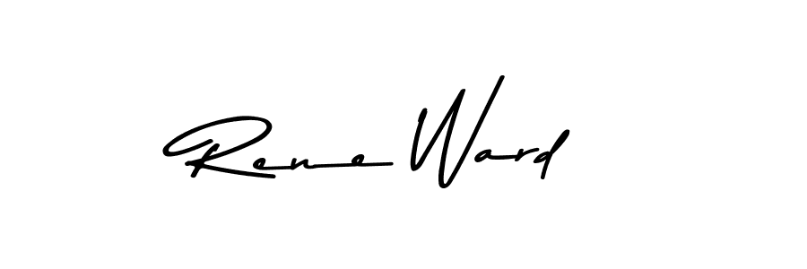 Make a short Rene Ward signature style. Manage your documents anywhere anytime using Asem Kandis PERSONAL USE. Create and add eSignatures, submit forms, share and send files easily. Rene Ward signature style 9 images and pictures png