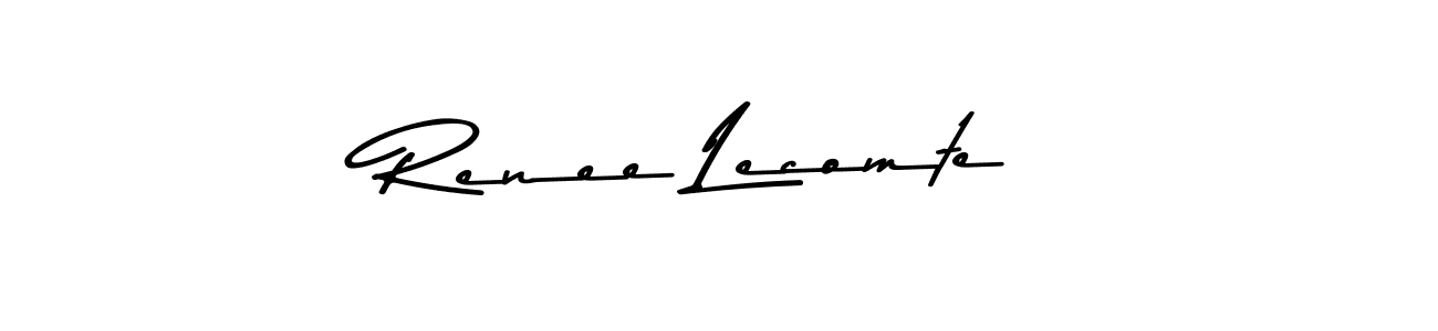 Design your own signature with our free online signature maker. With this signature software, you can create a handwritten (Asem Kandis PERSONAL USE) signature for name Renee Lecomte. Renee Lecomte signature style 9 images and pictures png