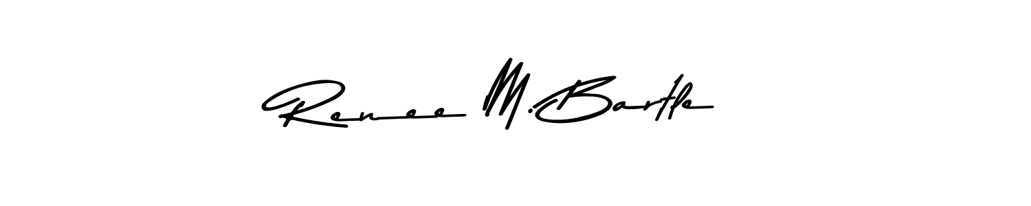 How to Draw Renee M. Bartle signature style? Asem Kandis PERSONAL USE is a latest design signature styles for name Renee M. Bartle. Renee M. Bartle signature style 9 images and pictures png