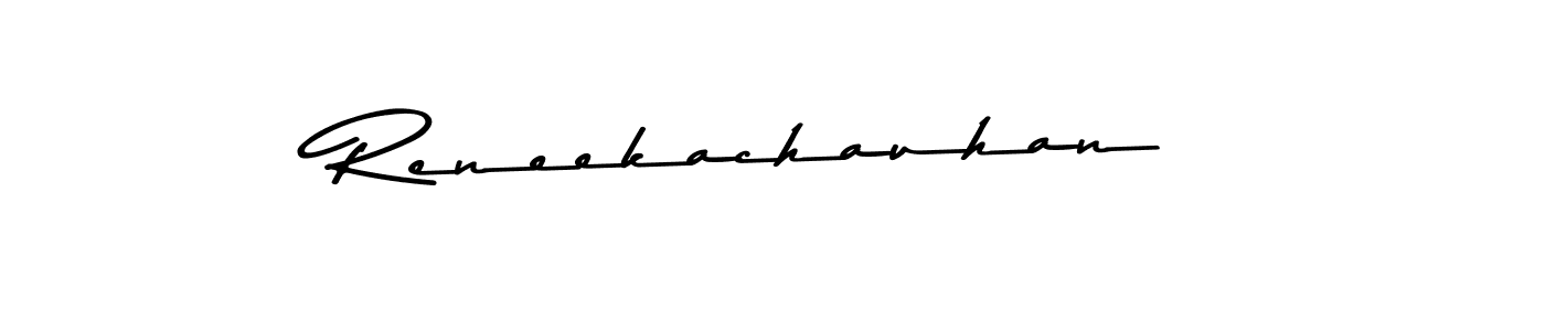 Make a beautiful signature design for name Reneekachauhan. With this signature (Asem Kandis PERSONAL USE) style, you can create a handwritten signature for free. Reneekachauhan signature style 9 images and pictures png