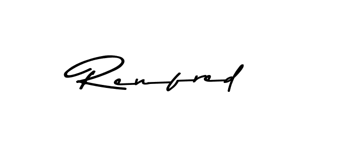 This is the best signature style for the Renfred name. Also you like these signature font (Asem Kandis PERSONAL USE). Mix name signature. Renfred signature style 9 images and pictures png