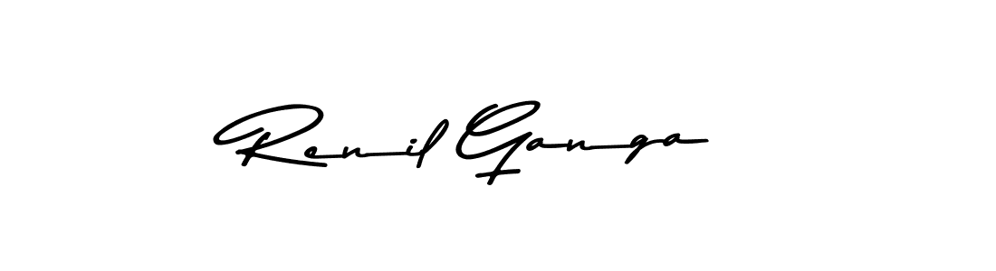 The best way (Asem Kandis PERSONAL USE) to make a short signature is to pick only two or three words in your name. The name Renil Ganga include a total of six letters. For converting this name. Renil Ganga signature style 9 images and pictures png