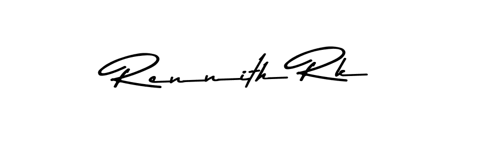 Asem Kandis PERSONAL USE is a professional signature style that is perfect for those who want to add a touch of class to their signature. It is also a great choice for those who want to make their signature more unique. Get Rennith Rk name to fancy signature for free. Rennith Rk signature style 9 images and pictures png