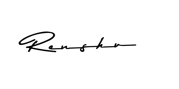 Use a signature maker to create a handwritten signature online. With this signature software, you can design (Asem Kandis PERSONAL USE) your own signature for name Renshu. Renshu signature style 9 images and pictures png