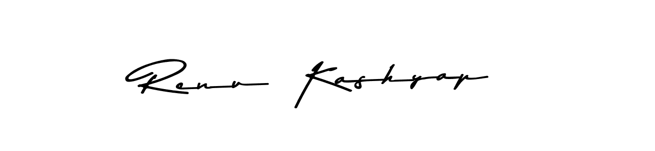 Renu  Kashyap stylish signature style. Best Handwritten Sign (Asem Kandis PERSONAL USE) for my name. Handwritten Signature Collection Ideas for my name Renu  Kashyap. Renu  Kashyap signature style 9 images and pictures png