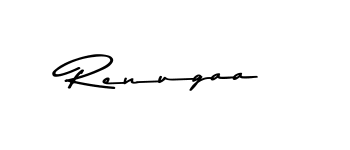 Design your own signature with our free online signature maker. With this signature software, you can create a handwritten (Asem Kandis PERSONAL USE) signature for name Renugaa. Renugaa signature style 9 images and pictures png