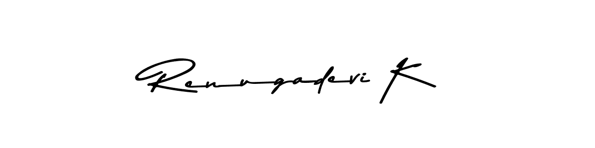 Design your own signature with our free online signature maker. With this signature software, you can create a handwritten (Asem Kandis PERSONAL USE) signature for name Renugadevi K. Renugadevi K signature style 9 images and pictures png