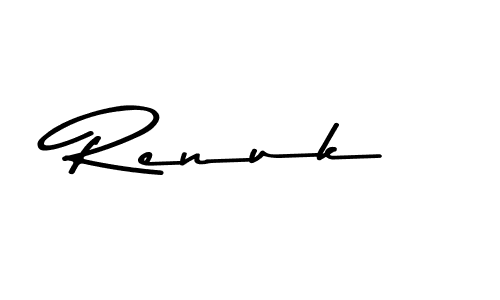 Make a beautiful signature design for name Renuk. Use this online signature maker to create a handwritten signature for free. Renuk signature style 9 images and pictures png