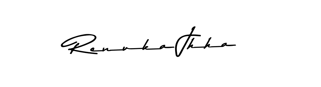 You should practise on your own different ways (Asem Kandis PERSONAL USE) to write your name (Renuka Jhha) in signature. don't let someone else do it for you. Renuka Jhha signature style 9 images and pictures png