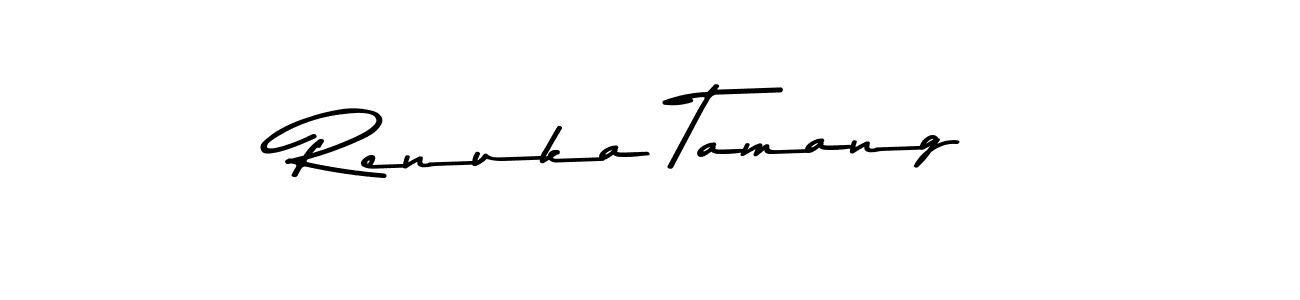 Renuka Tamang stylish signature style. Best Handwritten Sign (Asem Kandis PERSONAL USE) for my name. Handwritten Signature Collection Ideas for my name Renuka Tamang. Renuka Tamang signature style 9 images and pictures png