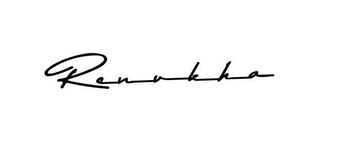 Renukha stylish signature style. Best Handwritten Sign (Asem Kandis PERSONAL USE) for my name. Handwritten Signature Collection Ideas for my name Renukha. Renukha signature style 9 images and pictures png