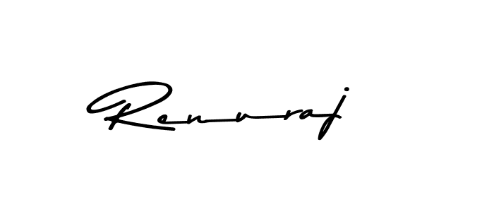 Use a signature maker to create a handwritten signature online. With this signature software, you can design (Asem Kandis PERSONAL USE) your own signature for name Renuraj. Renuraj signature style 9 images and pictures png