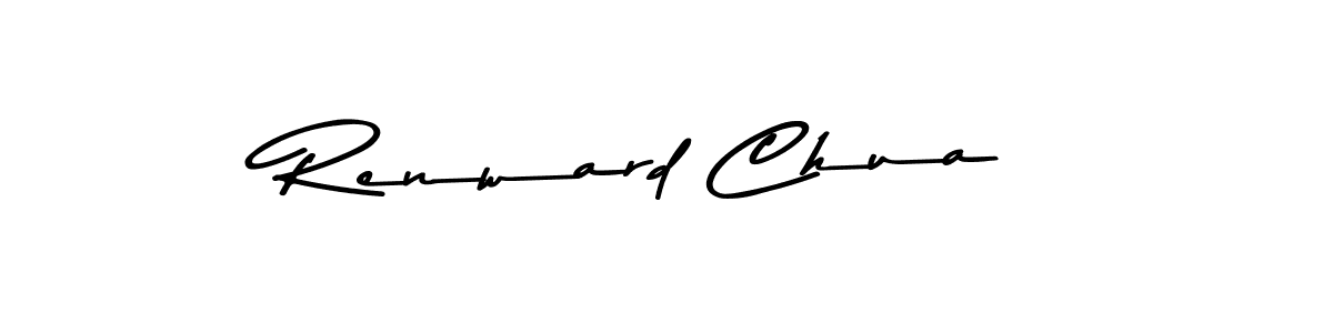 The best way (Asem Kandis PERSONAL USE) to make a short signature is to pick only two or three words in your name. The name Renward Chua include a total of six letters. For converting this name. Renward Chua signature style 9 images and pictures png