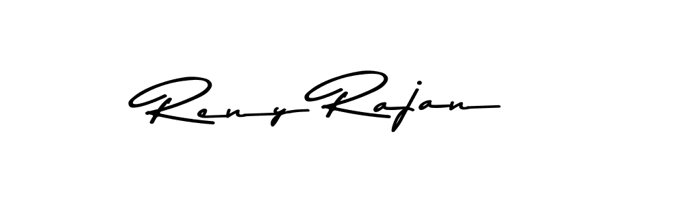 You should practise on your own different ways (Asem Kandis PERSONAL USE) to write your name (Reny Rajan) in signature. don't let someone else do it for you. Reny Rajan signature style 9 images and pictures png