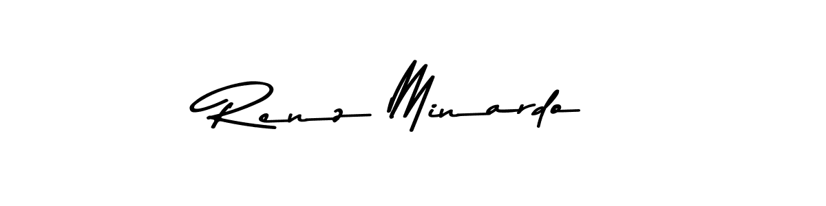 Also You can easily find your signature by using the search form. We will create Renz Minardo name handwritten signature images for you free of cost using Asem Kandis PERSONAL USE sign style. Renz Minardo signature style 9 images and pictures png