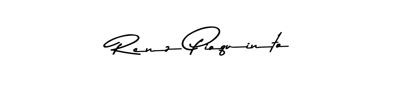 The best way (Asem Kandis PERSONAL USE) to make a short signature is to pick only two or three words in your name. The name Renz Pioquinto include a total of six letters. For converting this name. Renz Pioquinto signature style 9 images and pictures png