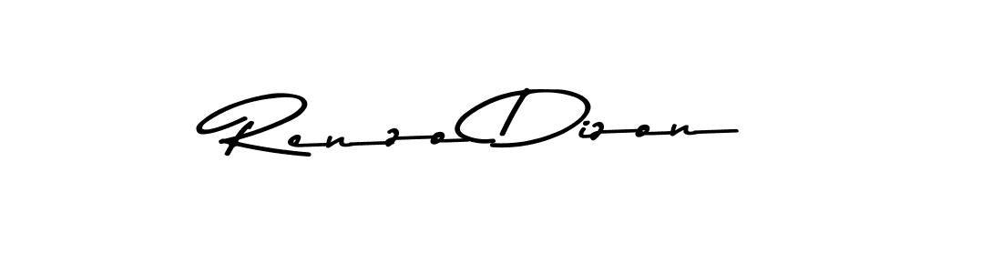 Create a beautiful signature design for name Renzo Dizon. With this signature (Asem Kandis PERSONAL USE) fonts, you can make a handwritten signature for free. Renzo Dizon signature style 9 images and pictures png