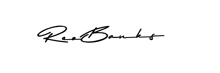 Asem Kandis PERSONAL USE is a professional signature style that is perfect for those who want to add a touch of class to their signature. It is also a great choice for those who want to make their signature more unique. Get Reo Banks name to fancy signature for free. Reo Banks signature style 9 images and pictures png