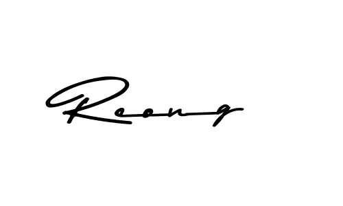 You should practise on your own different ways (Asem Kandis PERSONAL USE) to write your name (Reong) in signature. don't let someone else do it for you. Reong signature style 9 images and pictures png