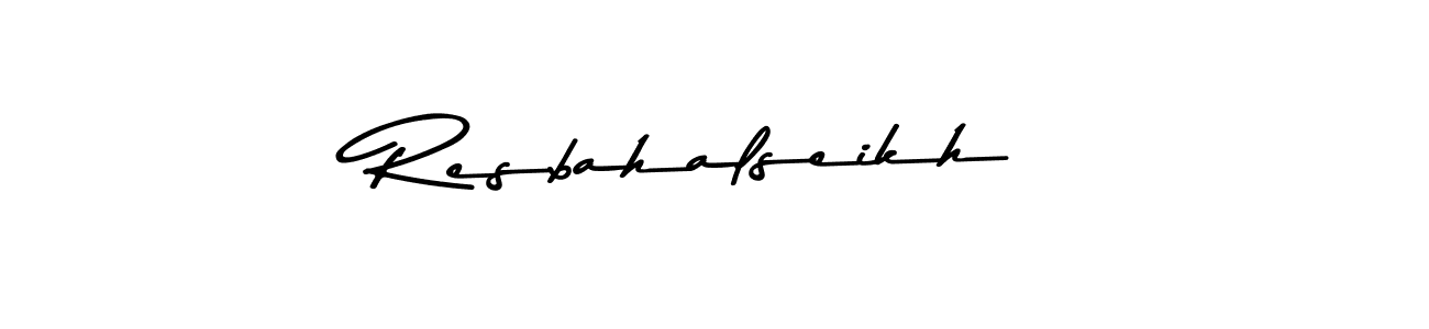 Check out images of Autograph of Resbahalseikh name. Actor Resbahalseikh Signature Style. Asem Kandis PERSONAL USE is a professional sign style online. Resbahalseikh signature style 9 images and pictures png