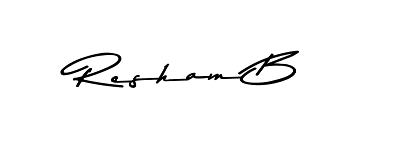 It looks lik you need a new signature style for name Resham B. Design unique handwritten (Asem Kandis PERSONAL USE) signature with our free signature maker in just a few clicks. Resham B signature style 9 images and pictures png